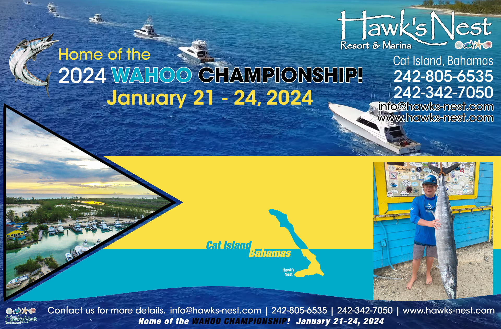 2024 Wahoo Championship! Hawk's Nest Resort and Marina