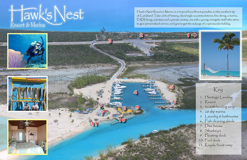 Hawk’s Nest Resort & Marina Property Map Hawk's Nest Resort and Marina